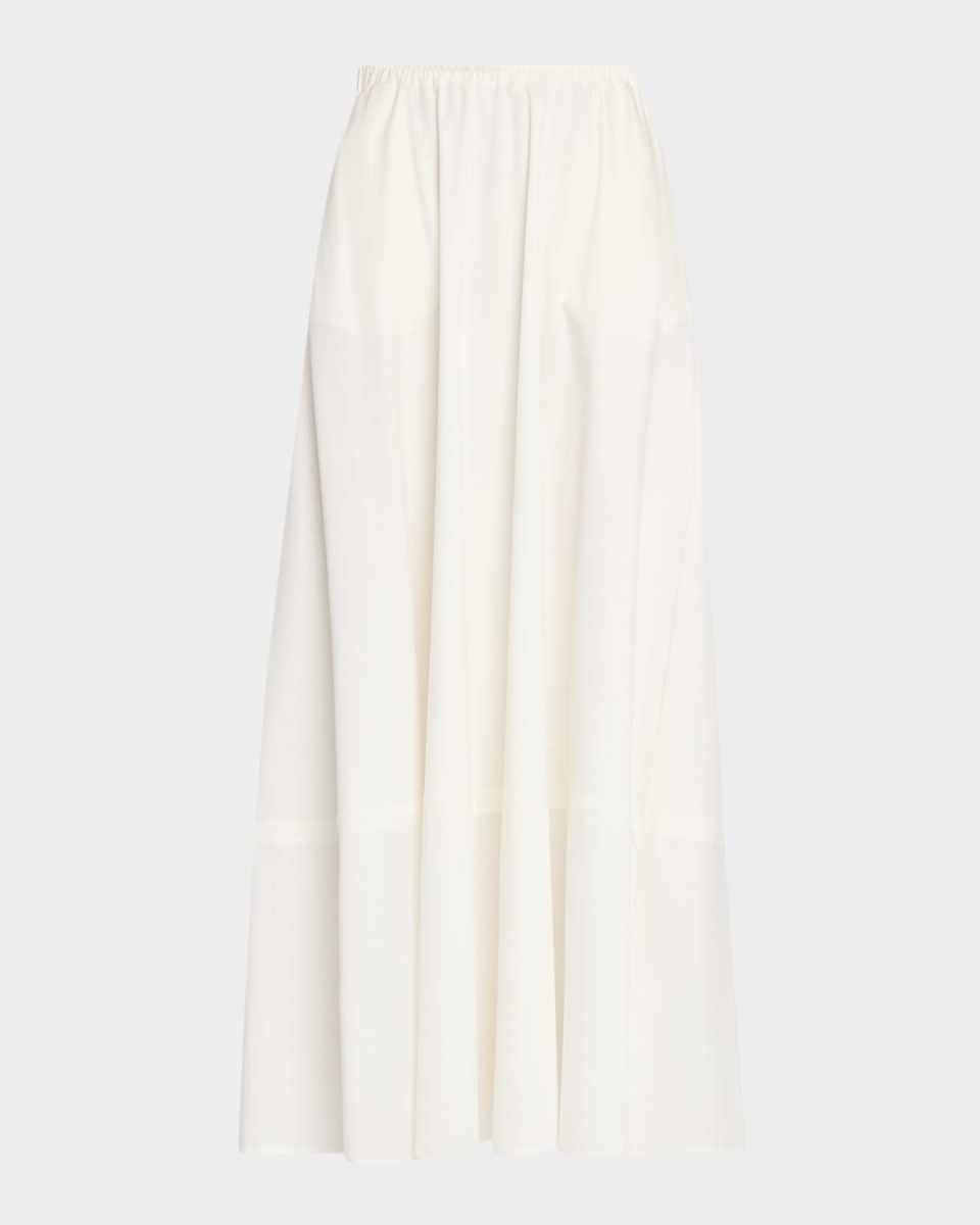 Roal Cotton Pull-On Midi Skirt